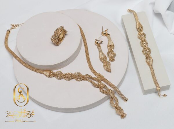 Gold set Elegant 18k Ladies