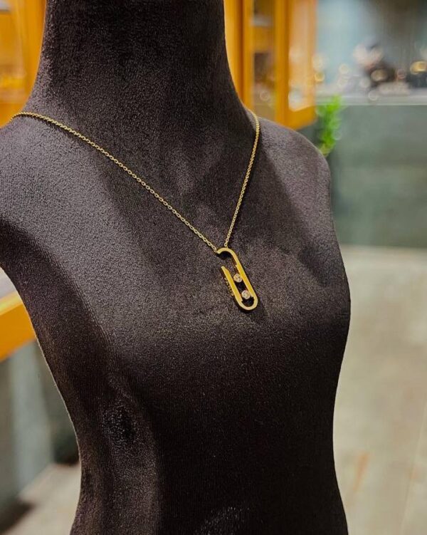 مجموعة سلاسل ذهب عيار 18 - Image 2