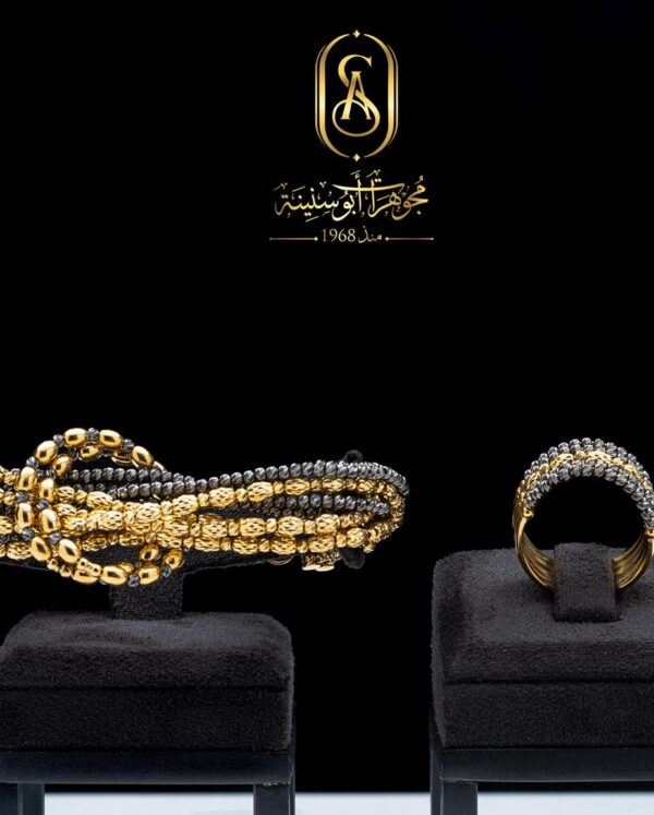 طقم ذهب إيطالي فاخر - عيار 18 - Image 3