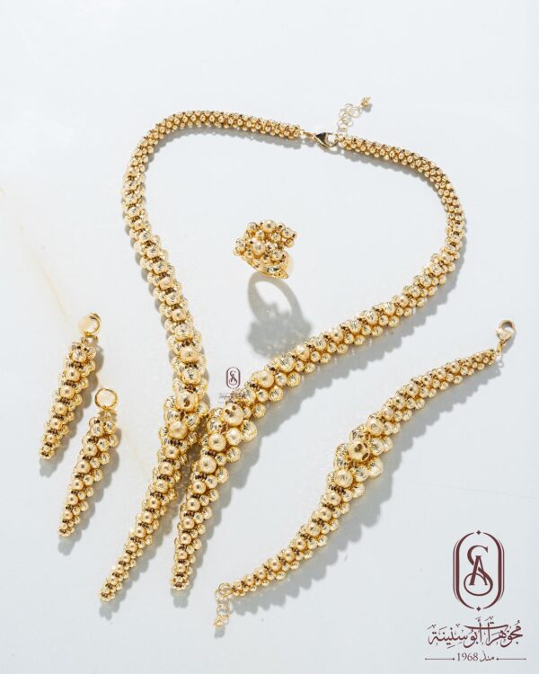 طقم ذهب إيطالي فاخر - عيار 18 - Image 2